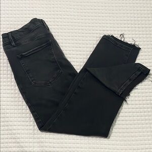 Good American Black Ankle Jeans